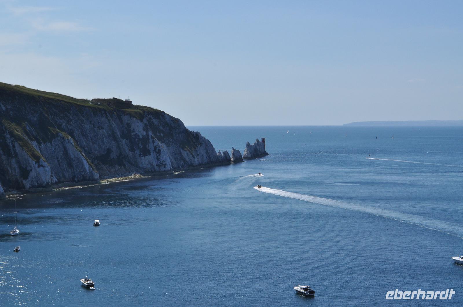 Isle of Wight - Westspitze mit Kreideklippen 