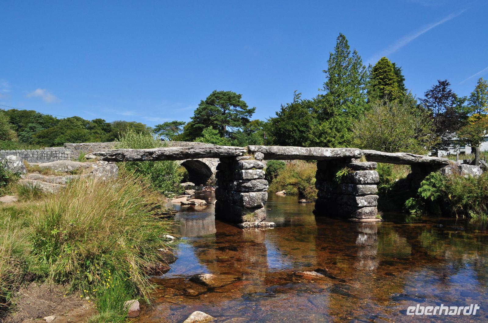 Dartmoor - Clapperbridge von Postbridge