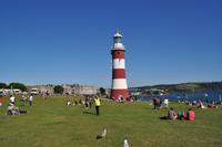 Plymouth - Hier soll Sir Francis Drake noch in Ruhe sein Boule Spiel beendet haben, bevor er aufbrach um die Spanische Armada 1588 zu besiegen