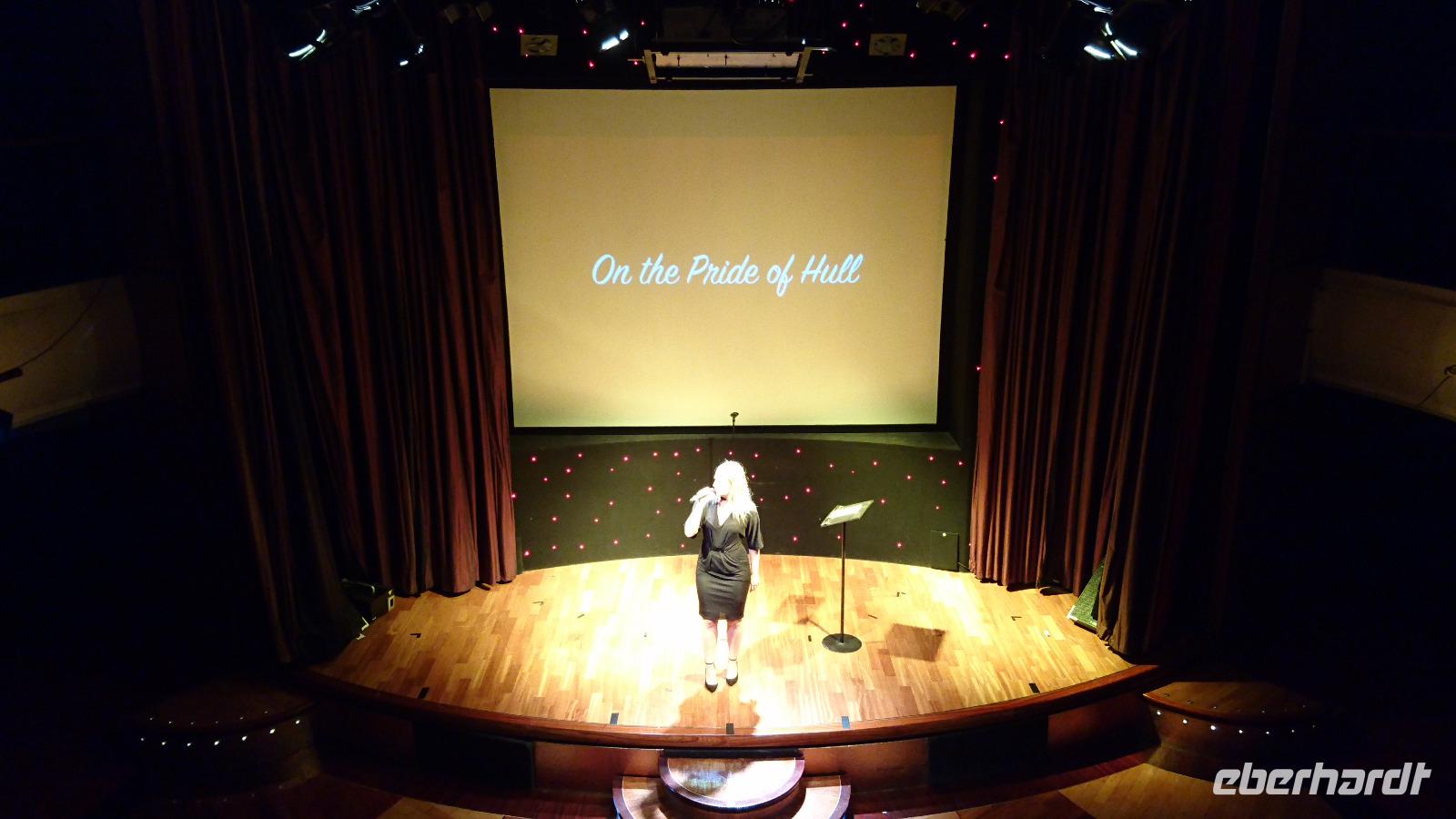 Showtime auf der Fähre nach Rotterdam