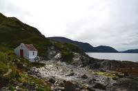 167 Isle of Man, Westküste, Fischerhaus an der Narbyl Bay