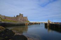 175 Isle of Man, Westküste, Hafen und Peel Castle