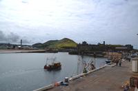 182 Isle of Man, Westküste, Hafen und Peel Castle