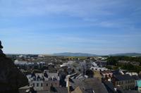 318 Isle of Man,  Castletown, Blick von Castle Rushen nach Port Erin