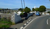 330 Isle of Man,  Fahrt von Castletown zur Rushen Abbey