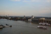 056 London, erster Ausblick vom Hotel auf die Themse