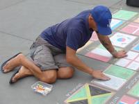 Künster am Trafalgar Square