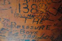 Graffit im Traditionspub The Eagle