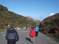 unterwegs in Tintagel zur Burg von König Artus