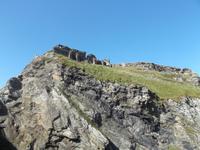 Ruinen der Burg Tintagel, des sagenhaften Geburtsortes von König Artus