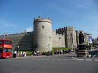 Windsor Castle und Queen Victoria Denkmal