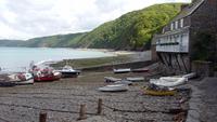 Am Strand von Clovelly 