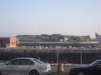 Bunkeranlage am Hafen von Calais