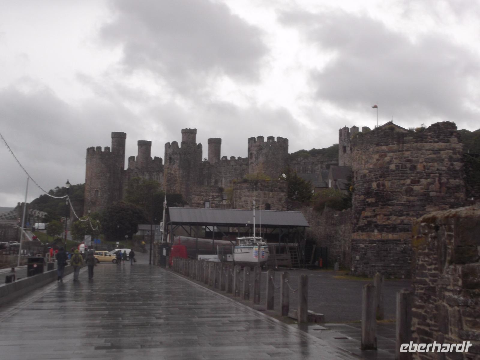 Conwy, Blick zur Burg
