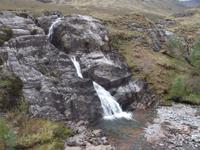 Schottische Highlands, Wasserfall im Glencoe-Tal