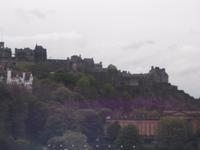 Blick zur Burg von Edinburgh