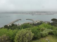 St. Michael´s Mount - Blick über Hafen zum Festland
