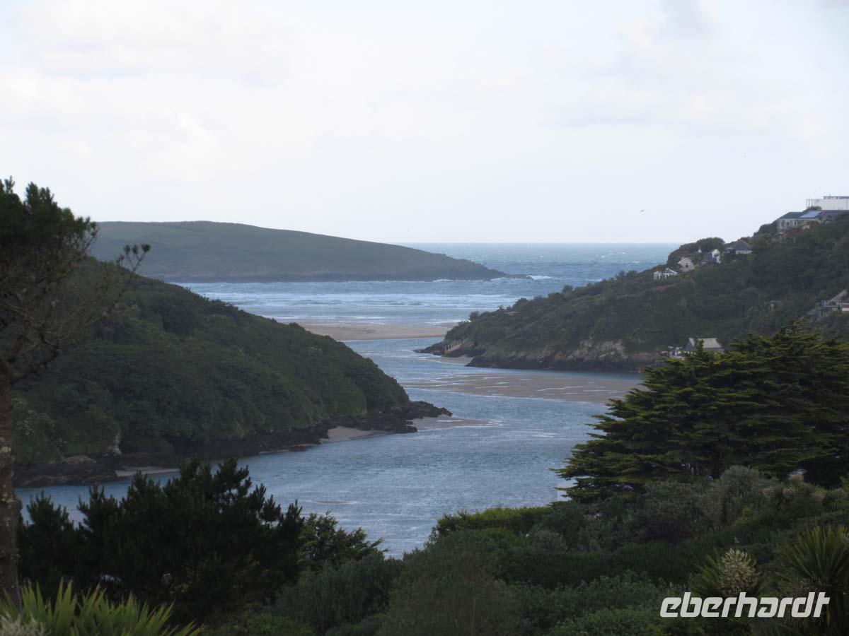 Der Gannal mündet bei Newquay ins Meer