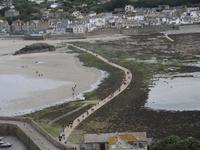 Der Damm nach St. Michaels Mount