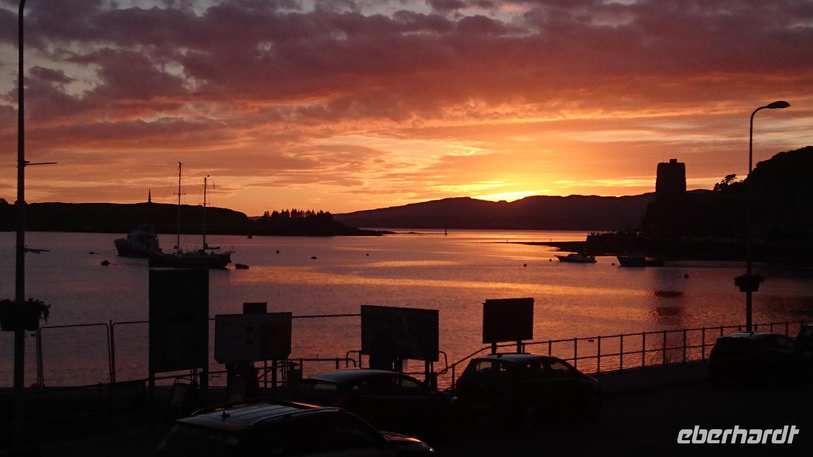 Sonnenuntergang in Oban