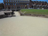 Reste des römischen Amphitheaters in Chester