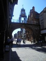 Chester, Victoria-Uhr in der Innenstadt