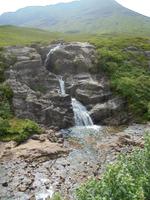Wasserfall im Tal von Glencoe