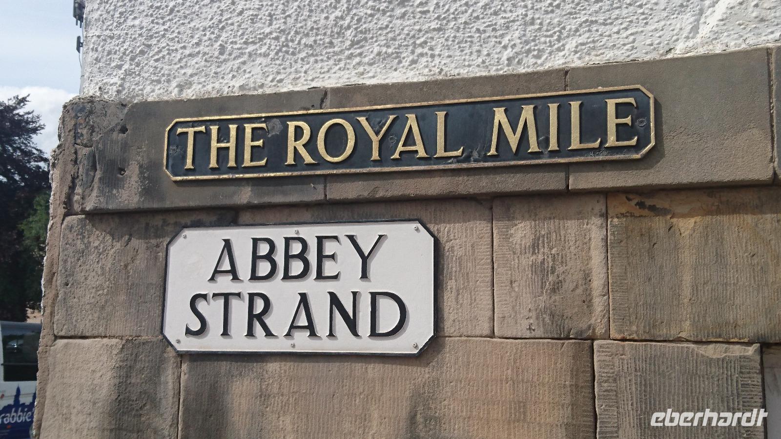 Die königliche Meile in Edinburgh