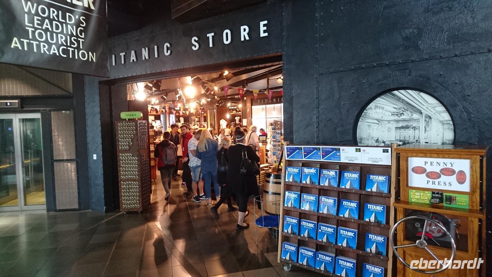 Es gibt nichts, was man nicht rund um die Titanic kaufen kann