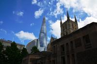 013 London, Southwalk Cathedral und The Shard