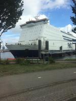 P & O Ferry Pride of Hull und Pride of Rotterdam verkehren hier