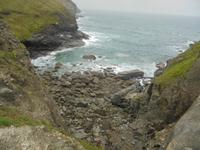 Cornwalls Klippen bei Tintagel