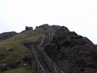 Aufgang zur Burg von Tintagel