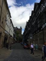 Chester Blick Richtung Kathedrale