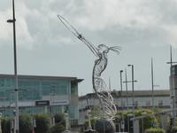 Belfast - Friedensstatue Andy Scott