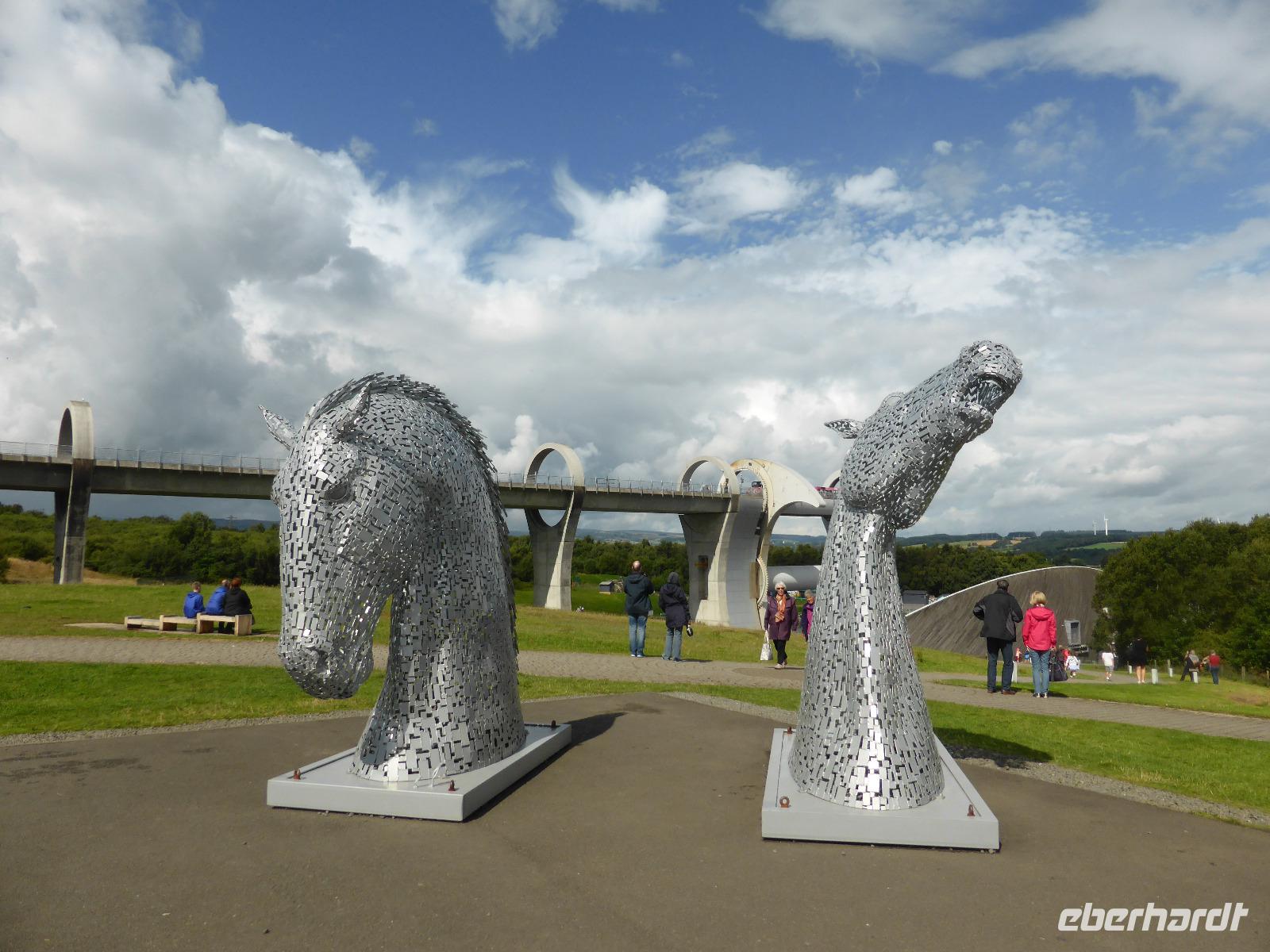 Falkirk - Kopien der Kelpies