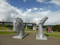 Falkirk - Kopien der Kelpies