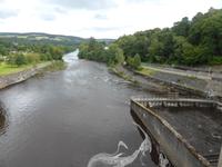 Pitlochry - Staudamm und Lachstreppe am Tummelfluss