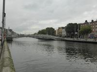 Dublin - Half Penny Bridge am Liffey