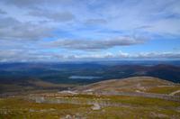 100 Cairngorm Mountain Railway, Aussicht von der Top-Station