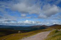 110 Cairngorm Mountain Railway Basis Station, Blick zum Loch Morlich