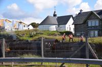 206 Jacobite Steam Train in Mallaig, Aufkohlen