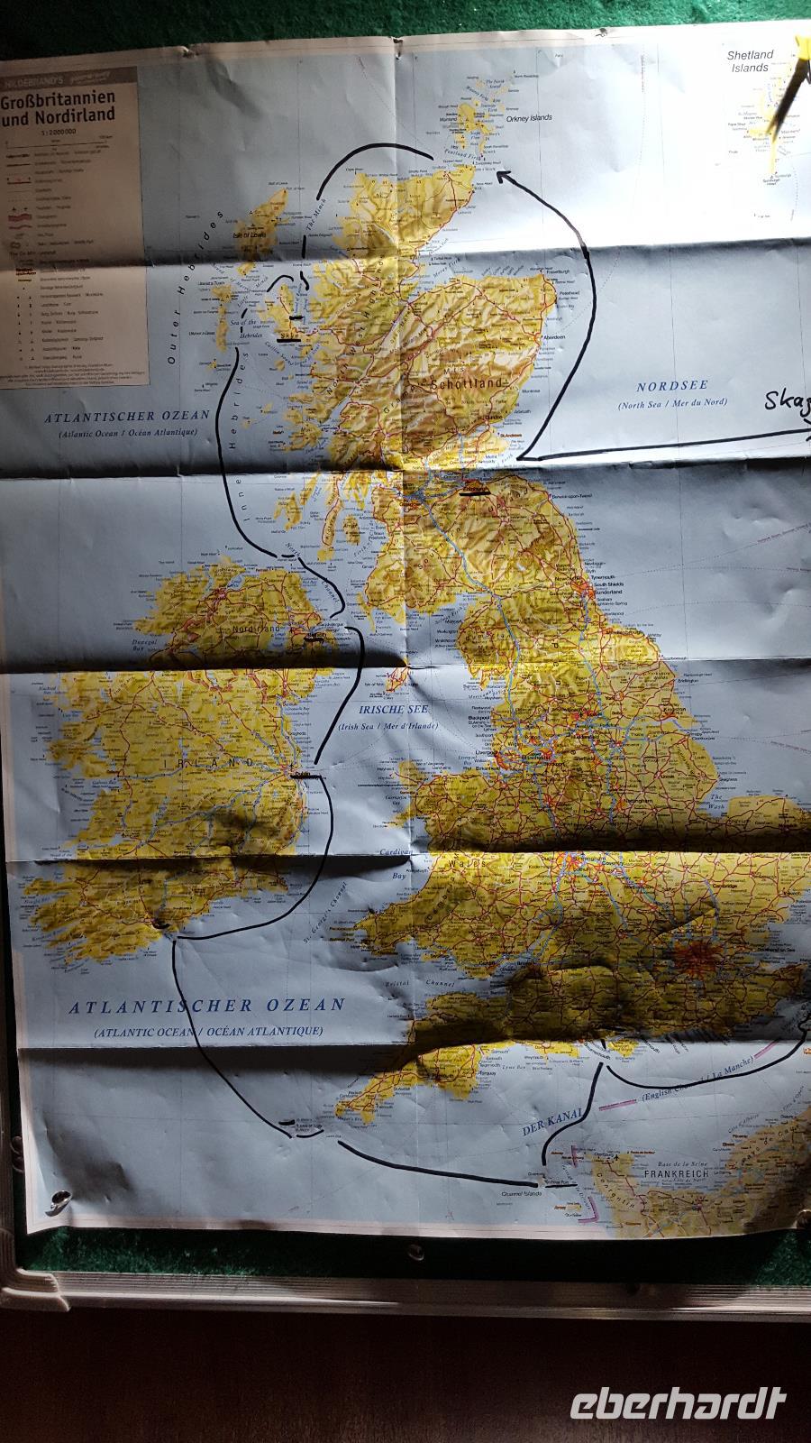 heiß begehrte Reise-Karte