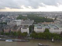 London Eye - Blick auf Whitehall und Buckingham Palast