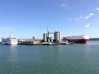 im Hafen von Southampton