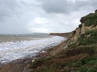 stürmische Steilküste