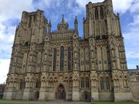 Wells Kathedrale Portalseite