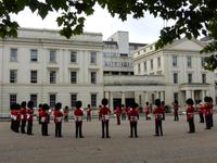 Vorbereitung neue Wache an Wellington Baracken