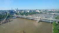 Blick vom London Eye nach Charing Cross