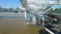Gondel Aus- und Einstieg am London Eye